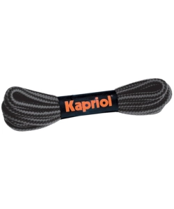 COPPIA STRINGHE NERO/GRIGIO 150 CM - KAPRIOL